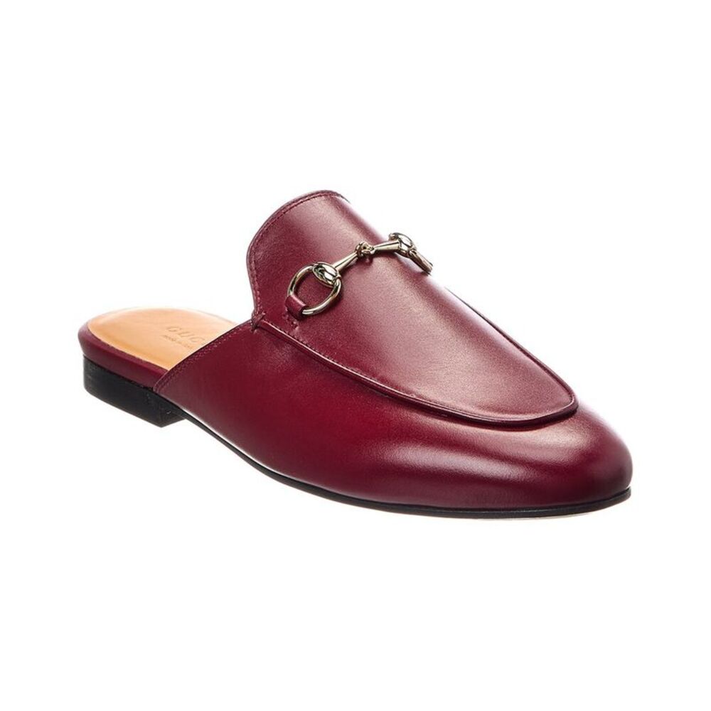 Gucci Princetown Leather Slipper, Red